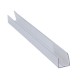 Profil policarbonat de capat tip U 8mm TRANSPARENT 2.1m