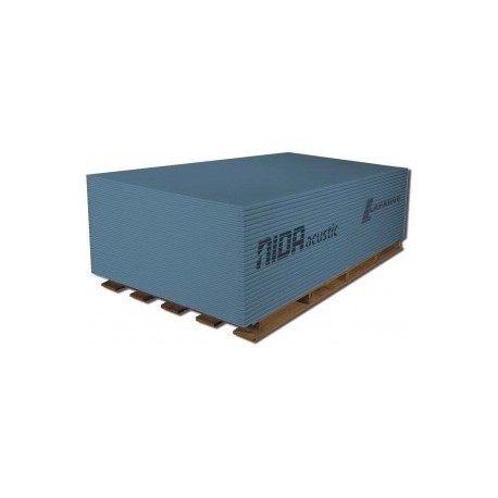 Placa gipscarton acustic 12.5x1200x2600 NIDA
